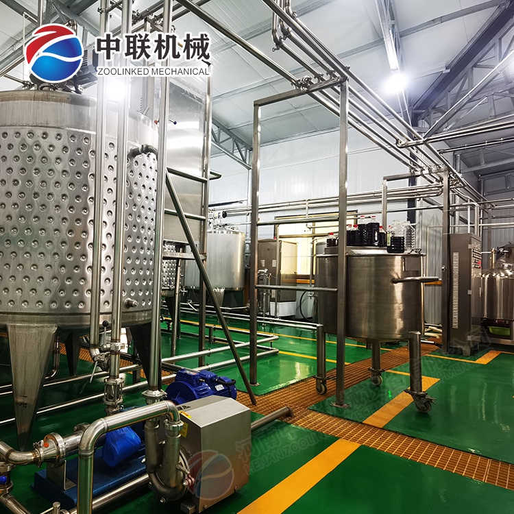 整套樹莓醋飲料生產(chǎn)線設備