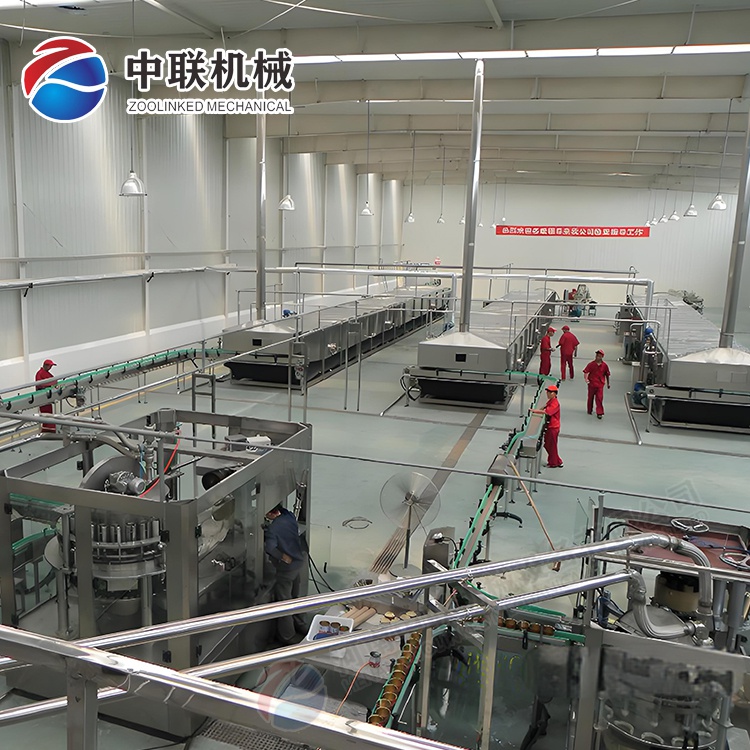 整套南瓜汁飲料生產(chǎn)線設備